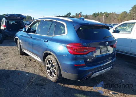 2021 BMW X3 xDrive30I из США, поврежденный, VIN 5UXTY5C04M9F93668